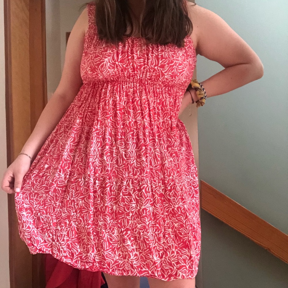 Batik Bali Coral Dress. Size M/L.